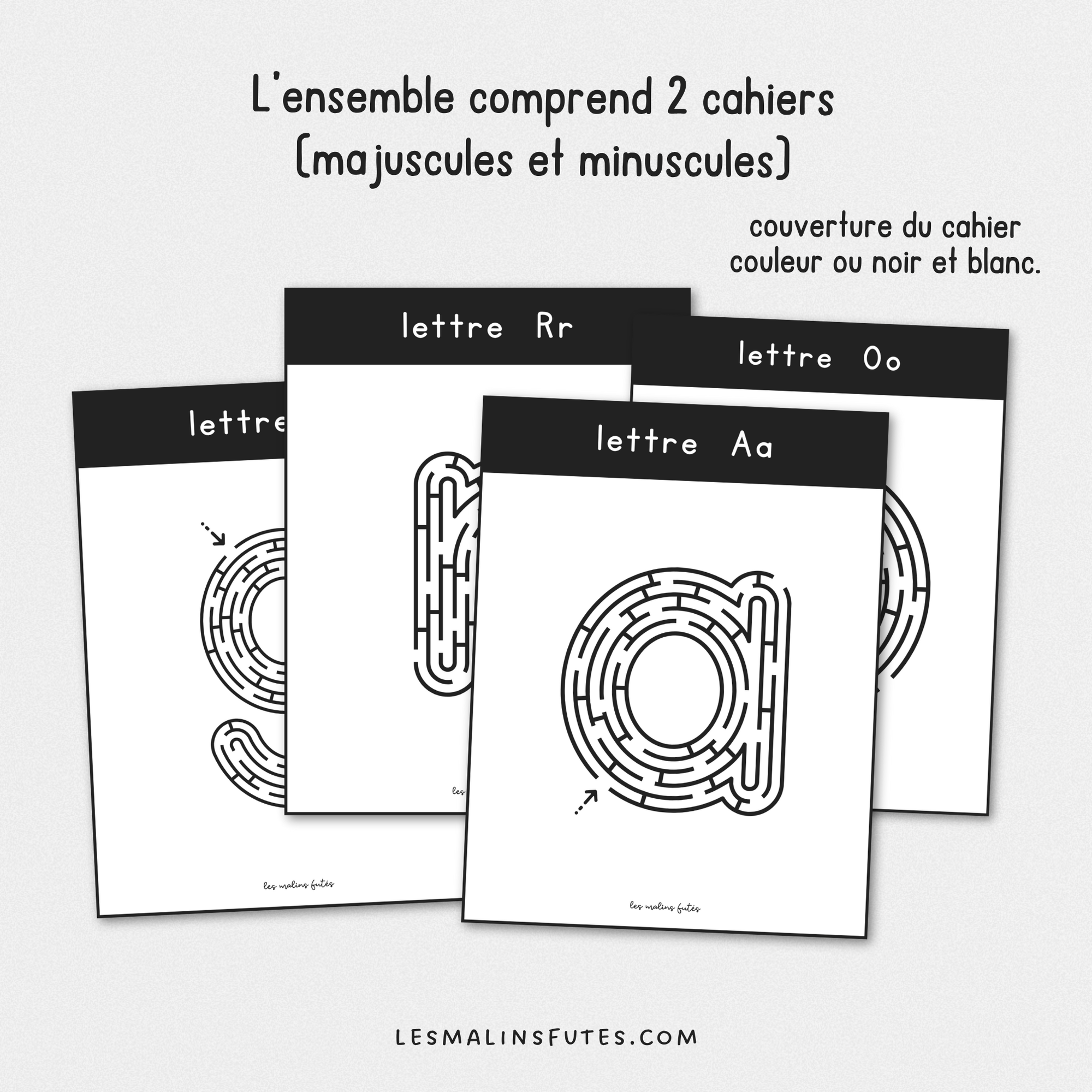 Le labyrinthe des lettres pour la 1re année. Les Malins Futés