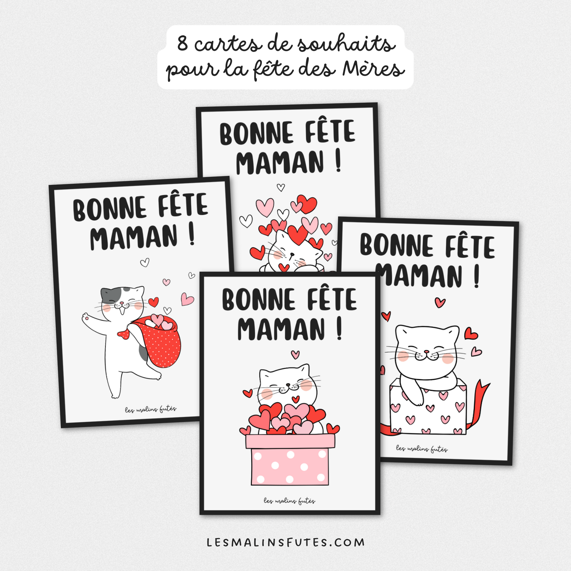 Cartes à offrir pour la fête des Mères. Les Malins Futés