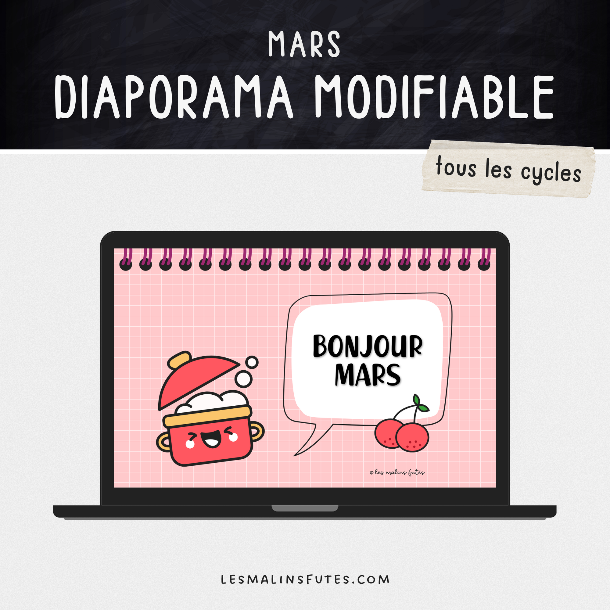 Diaporama du mois de mars sur le thème de l'alimentation. Les Malins Futés