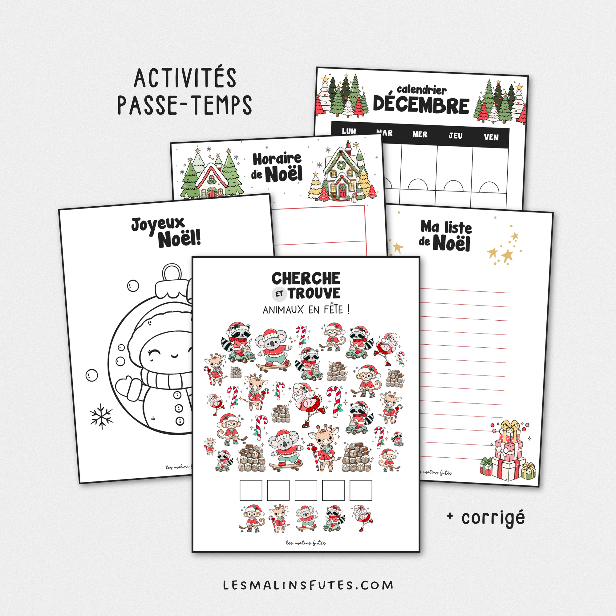 Ensemble magique de Noël - pour tous les cycles. Les Malins Futés