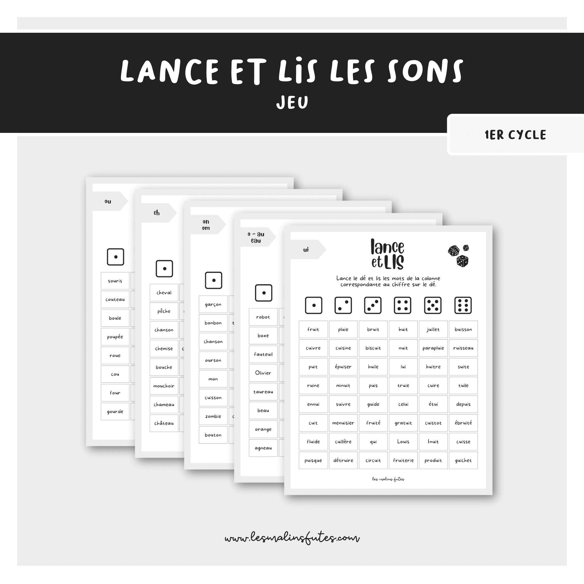 Lance et lis - Conscience phonologique - Les Malins Futés