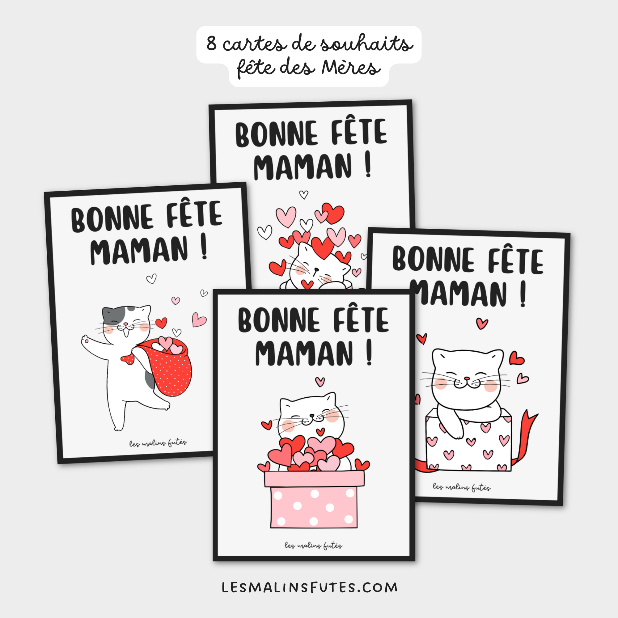 Cartes à offrir pour la fête des Mères. Les Malins Futés