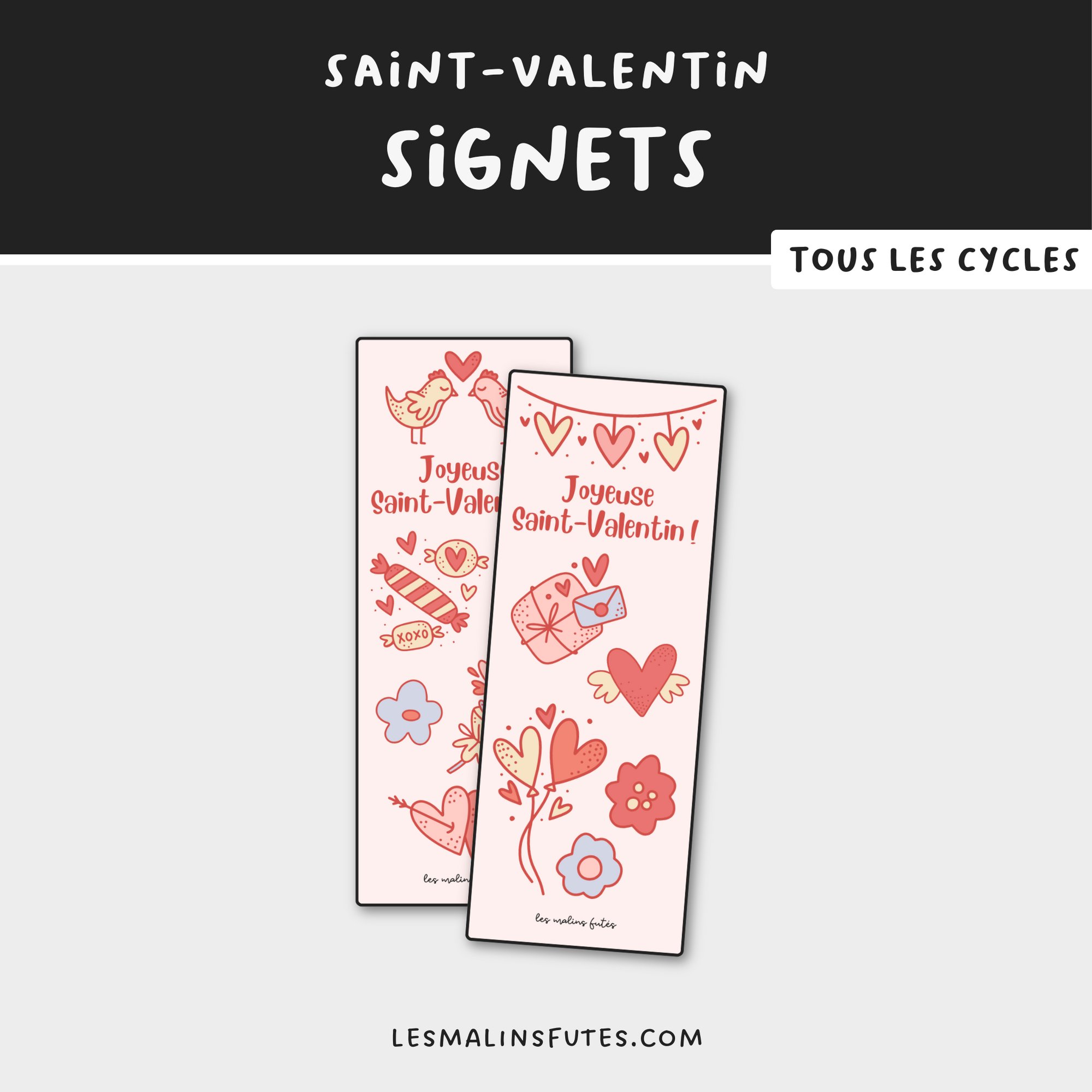 Signets pour la Saint-Valentin. Les Malins Futés